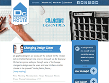Tablet Screenshot of dcdesignhouse.ca