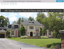 Tablet Screenshot of dcdesignhouse.com